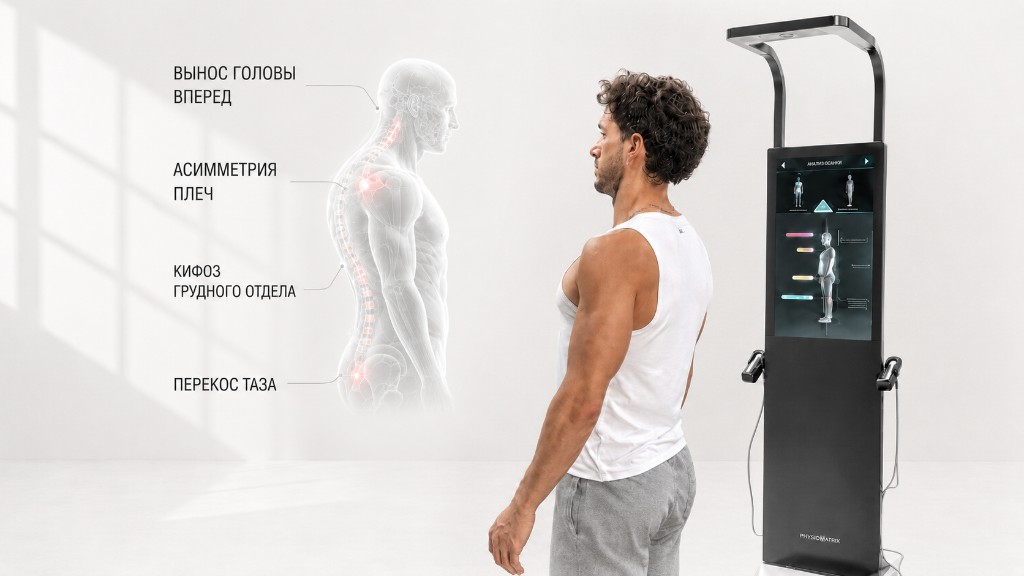 3D-анализ осанки на оборудовании ANOVATOR в клинике Biorise Казань